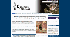 Desktop Screenshot of hampshirebatgroup.org.uk
