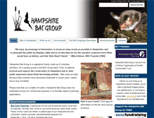 Tablet Screenshot of hampshirebatgroup.org.uk